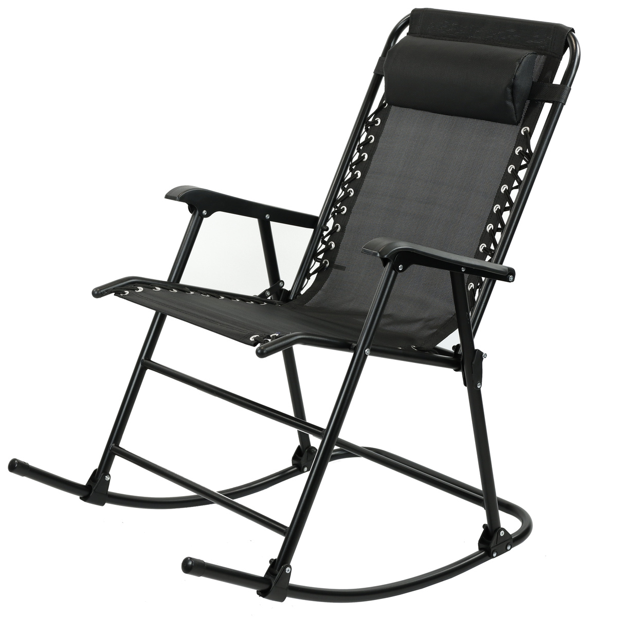 Fotel bujany Belivio RAY Black - obrazek 1