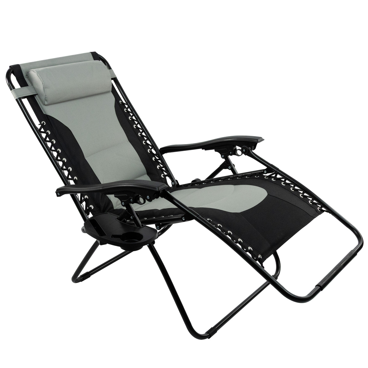 Fotel ogrodowy Belivio REVO DARK GREY - obrazek 1