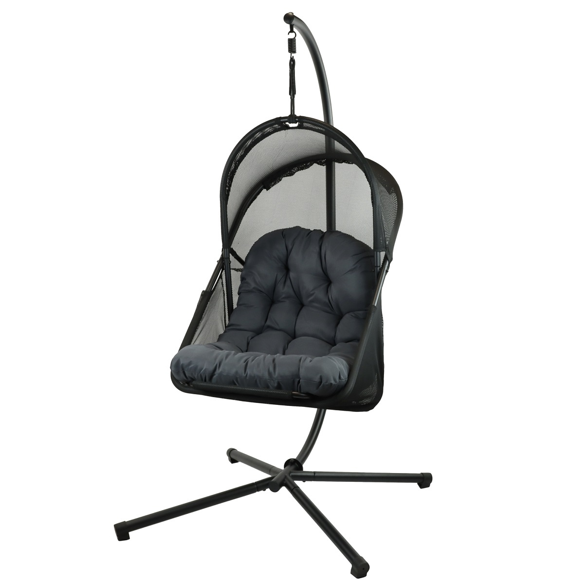 Fotel wiszący Belivio MORENO Black - obrazek 1