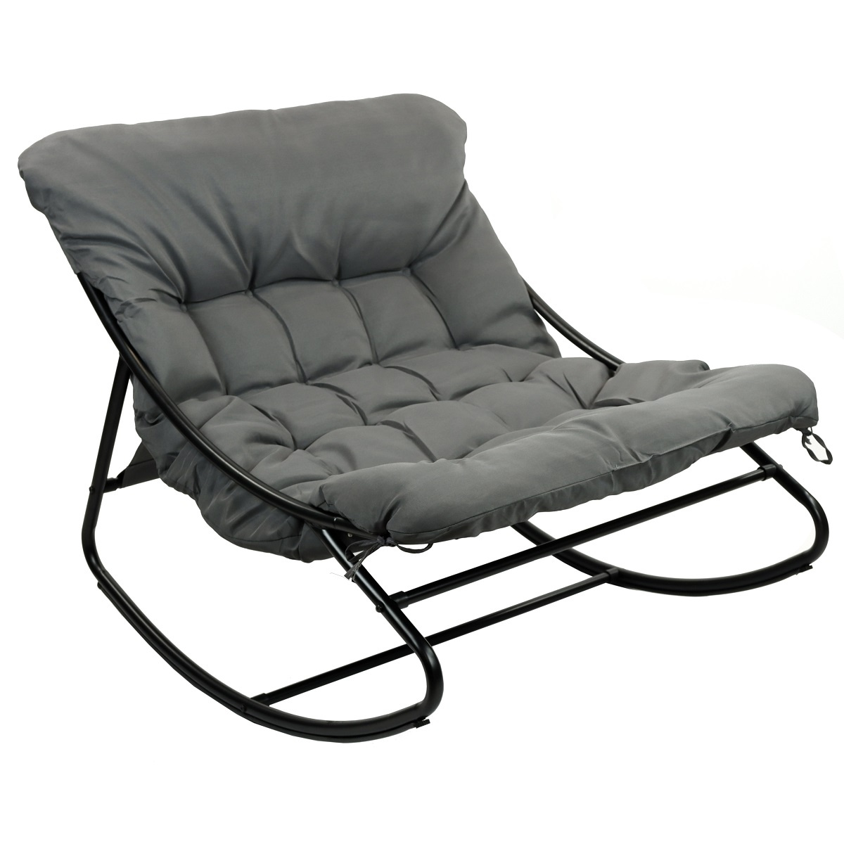 Fotel wypoczynkowy Belivio MILO dark grey - obrazek 1