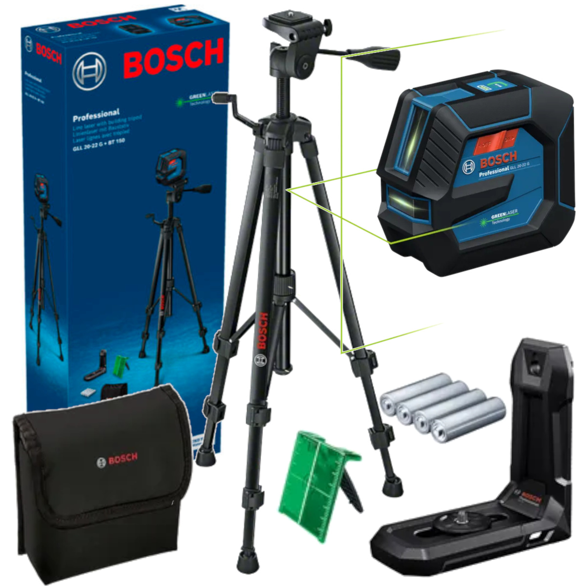 Laser krzyżowy Bosch GLL 20-22 G (0601065601)