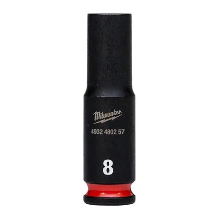 Nasadka udarowa Milwauke SHOCKWAVE™ Impact Duty 1/4″ rozmiar 8 mm