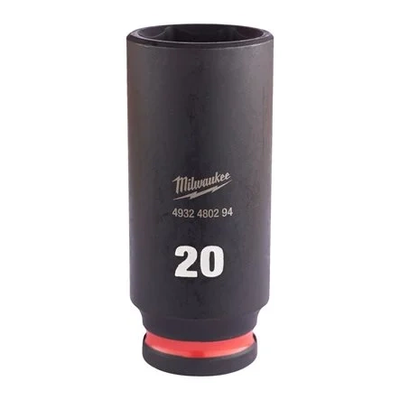Nasadka udarowa Milwauke SHOCKWAVE™ Impact Duty 3/8″ rozmiar 20 mm