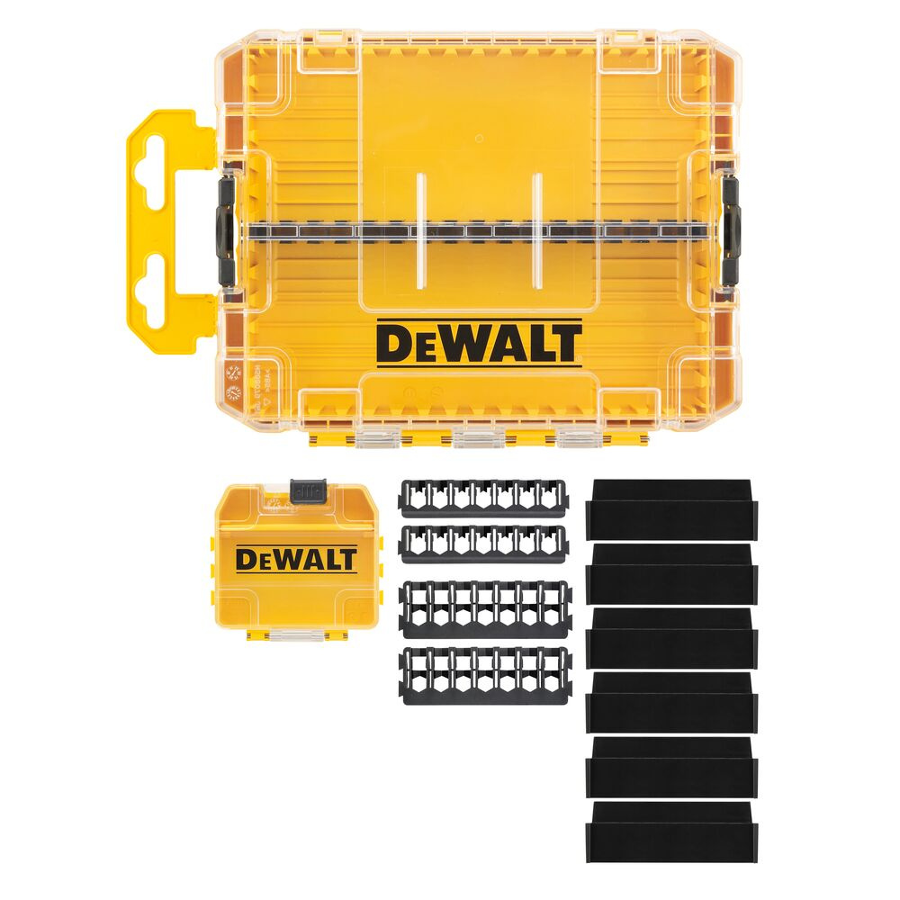 Średnia skrzynka / organizer Medium Tough Case+ DeWALT [DT70802-QZ - obrazek 1