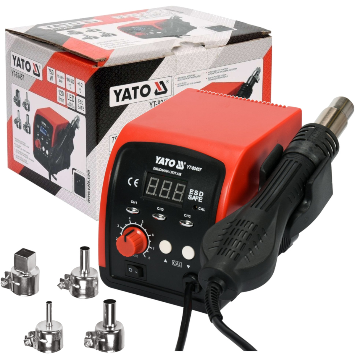 Stacja lutownicza hot air YATO YT-82457 - obrazek 1
