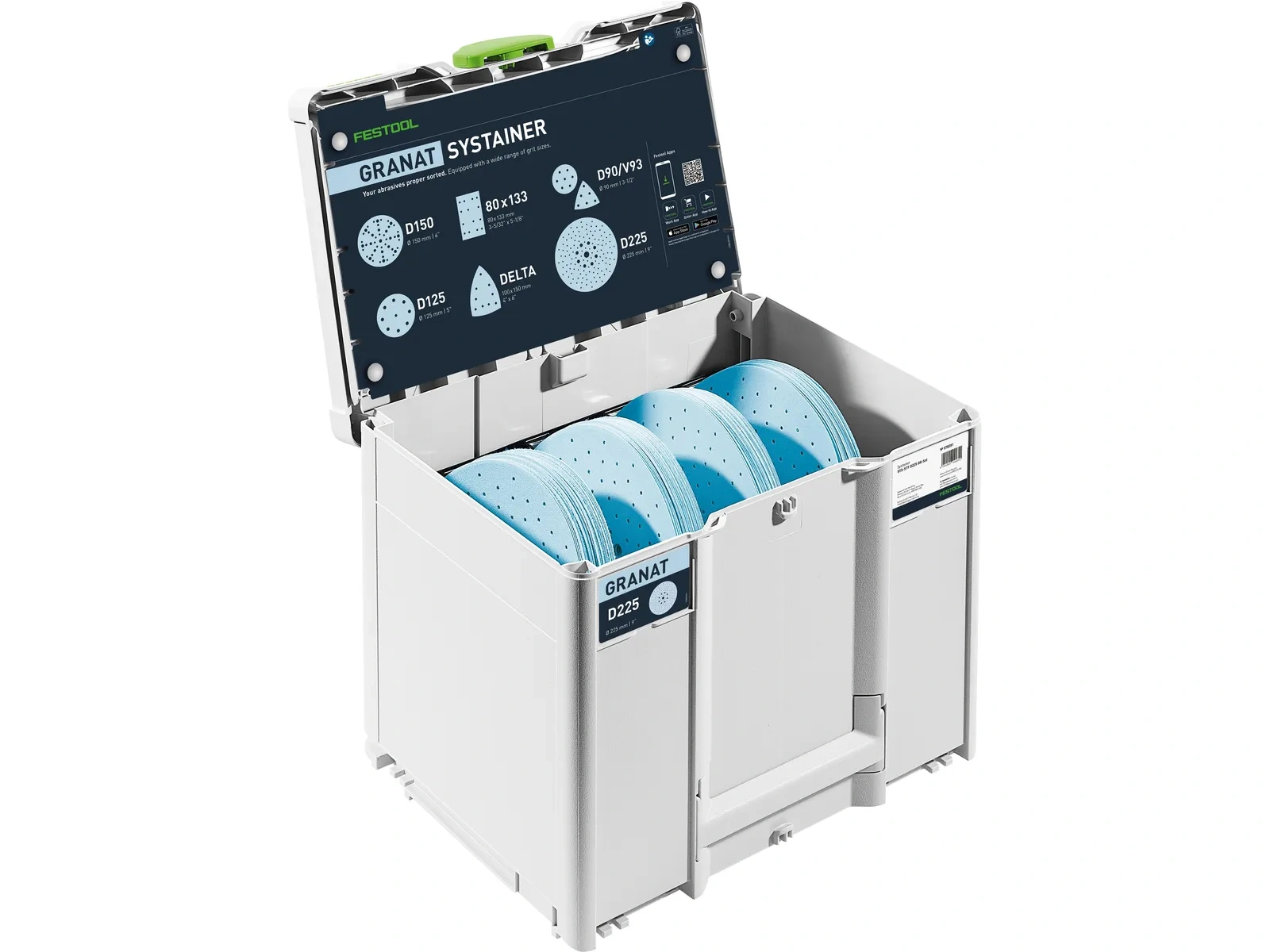 Systainer na materiały ścierne D225 GR SYS Festool 578281 - obrazek 1