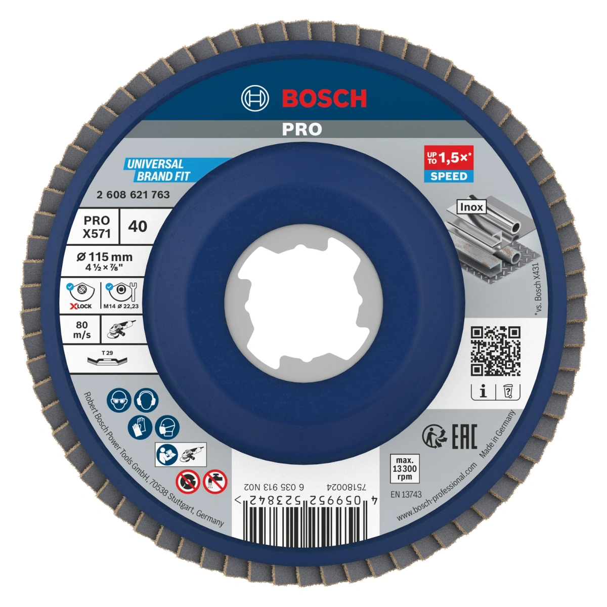 Tarcza listkowa X-LOCK 115 mm Bosch 2608621763