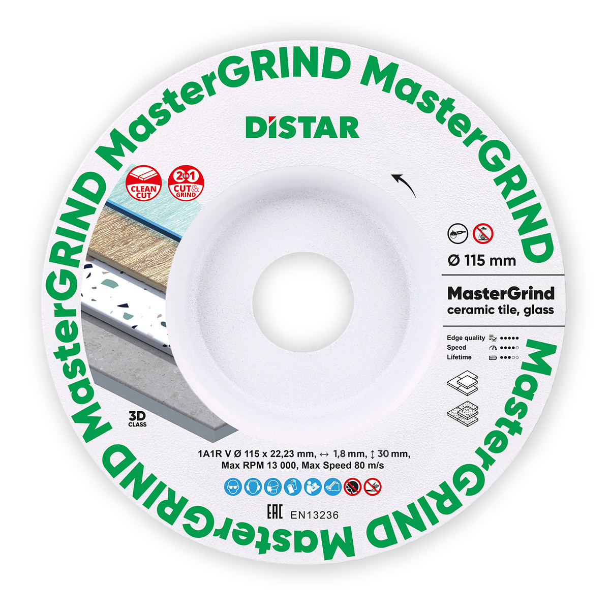 Tarcza tnąca diamentowa 115x22,23 MasterGRIND Distar 87015424065 - obrazek 1