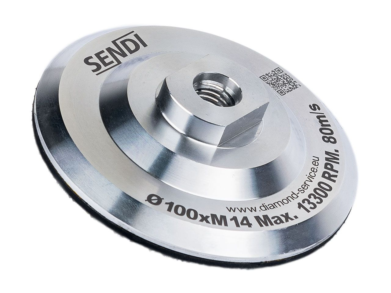 Uchwyt mocujący na rzep Sendi 01120001041 Ø100 aluminiowy - obrazek 1