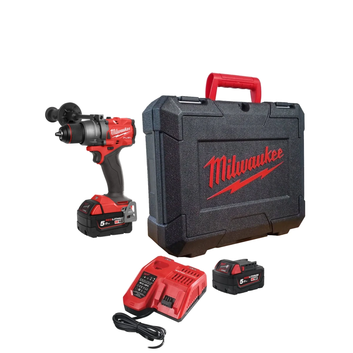 Wiertarko-wkrętarka Milwaukee M18 FDD3-502X - obrazek 1