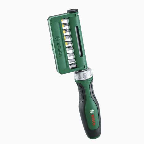 Wkrętak ręczny z grzechotką i zestawem bitów Bosch 1600A02Z9A