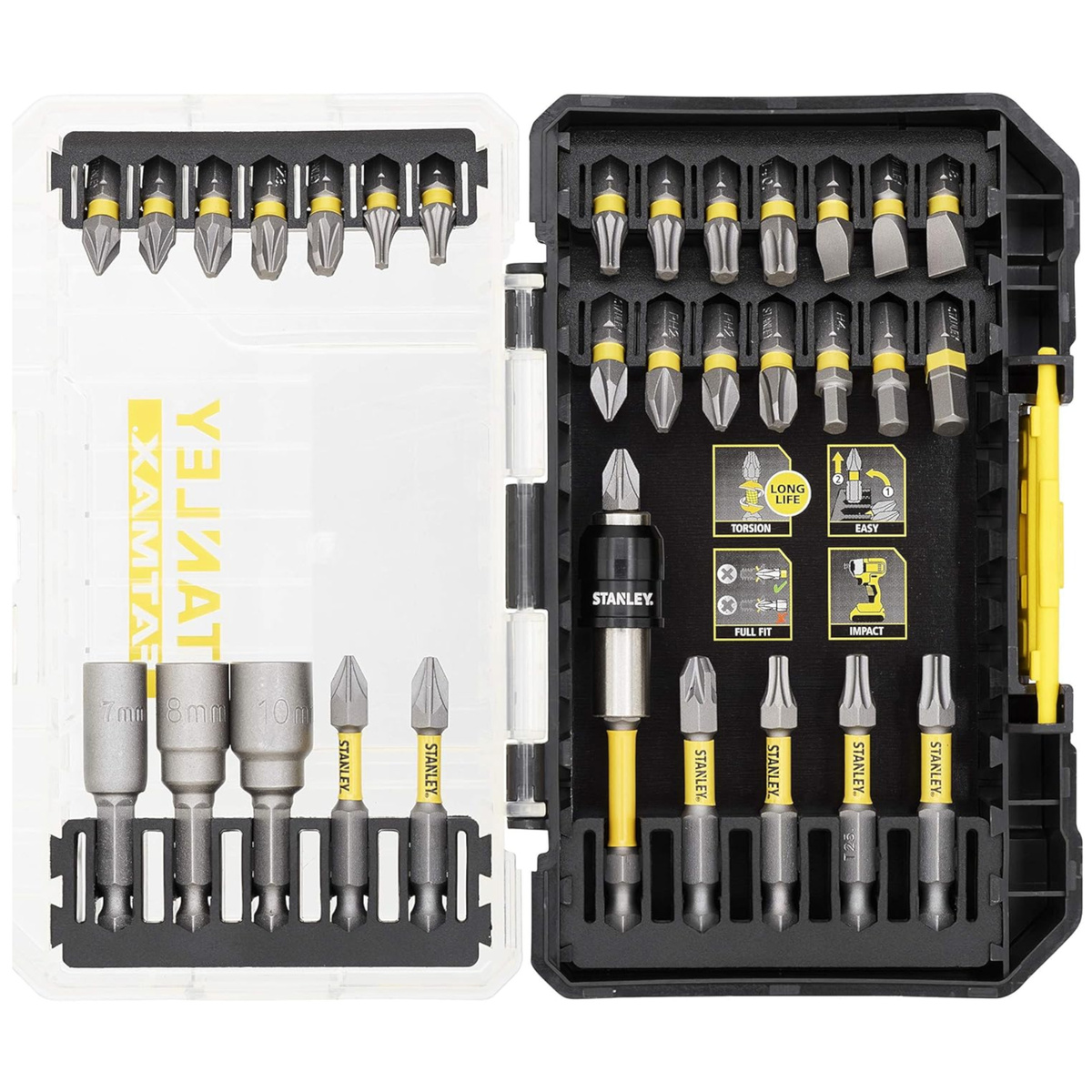 Zestaw 32 szt. bitów i akcesoriów Stanley Fatmax STA88557-XJ - obrazek 1