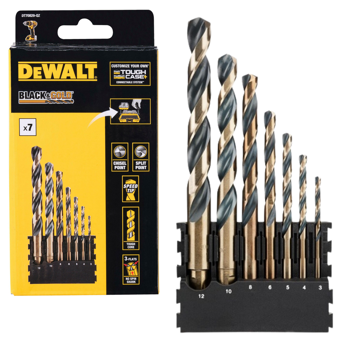 Zestaw 7 szt. wiertł do metalu Dewalt DT70829-QZ - obrazek 1