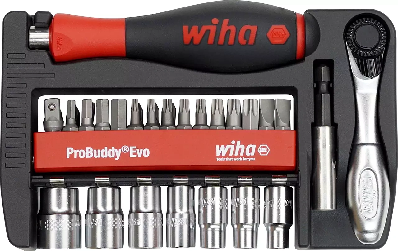 Zestaw bitów i kluczy nasadowych ProBuddy® Evo Wiha 46960