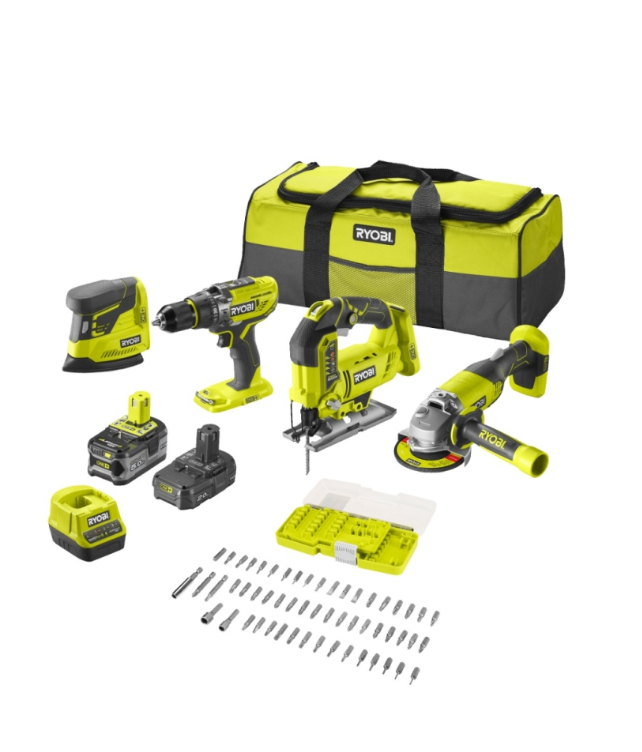 Zestaw elektronarzędzi Ryobi R18CK4F-252S