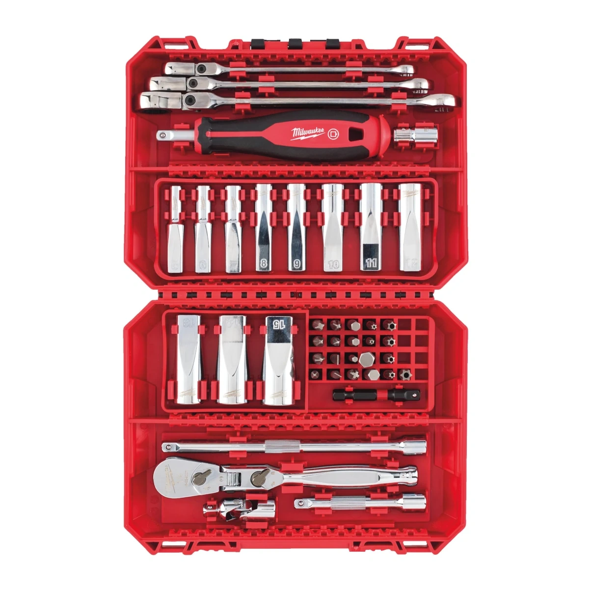 Zestaw kluczy nasadowych z grzechotką Milwaukee 4932498382
