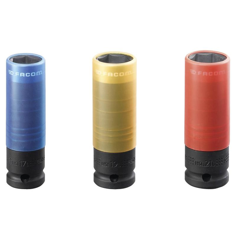 Zestaw nasadek udarowych 1/2″ 17-21 mm Facom NSI.3LPB