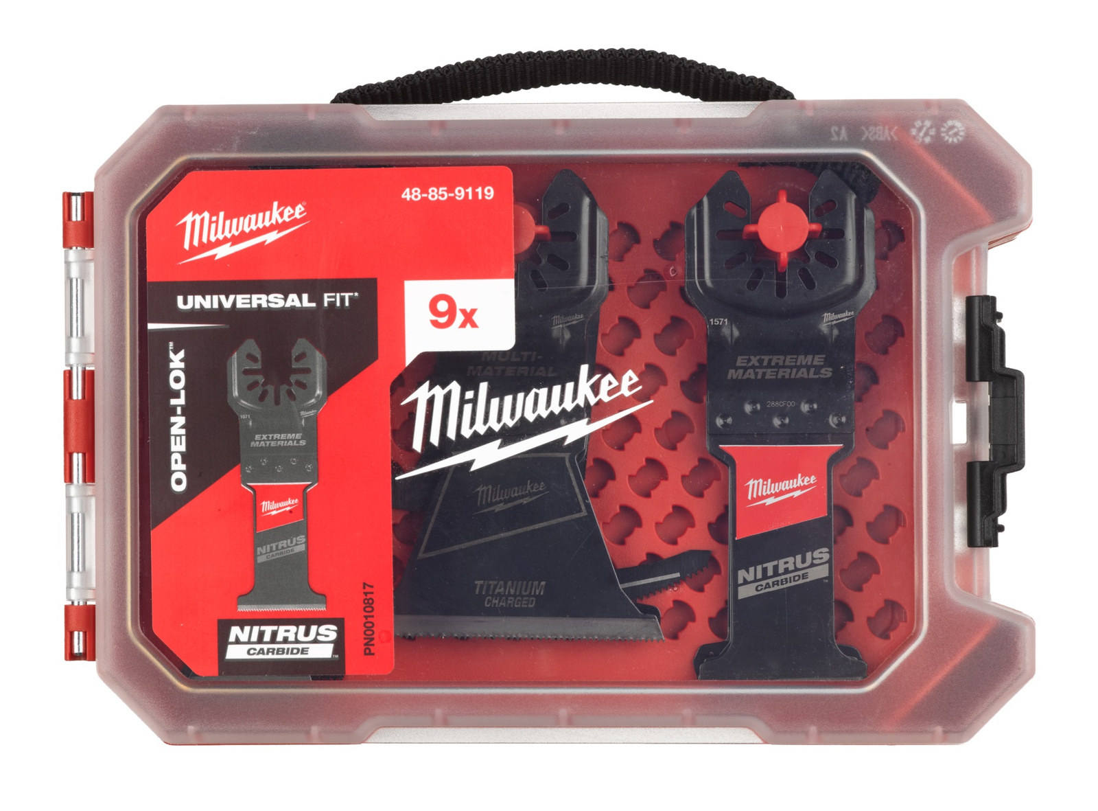 Zestaw ostrzy Milwaukee OPEN-LOK 9 szt. (48859119) - obrazek 1