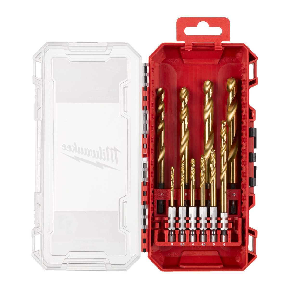 Zestaw wierteł do metalu Shockwave HSS-G Tin RED HEX Milwaukee 4932493865