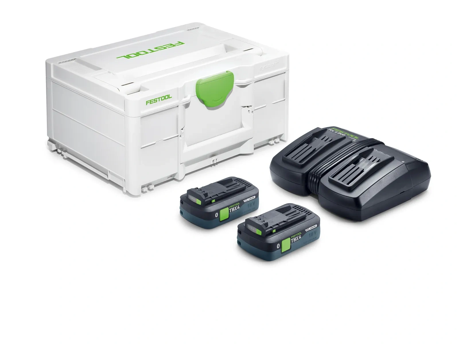 Zestaw zasilający Festool SYS 18V 2xTBX4/TCL6DUO