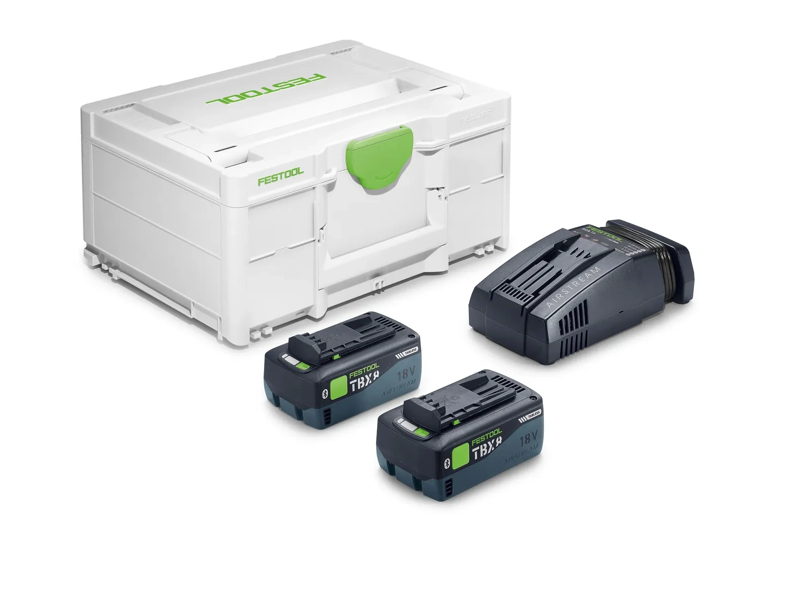 Zestaw zasilający Festool SYS 18V 2xTBX8/SCA16