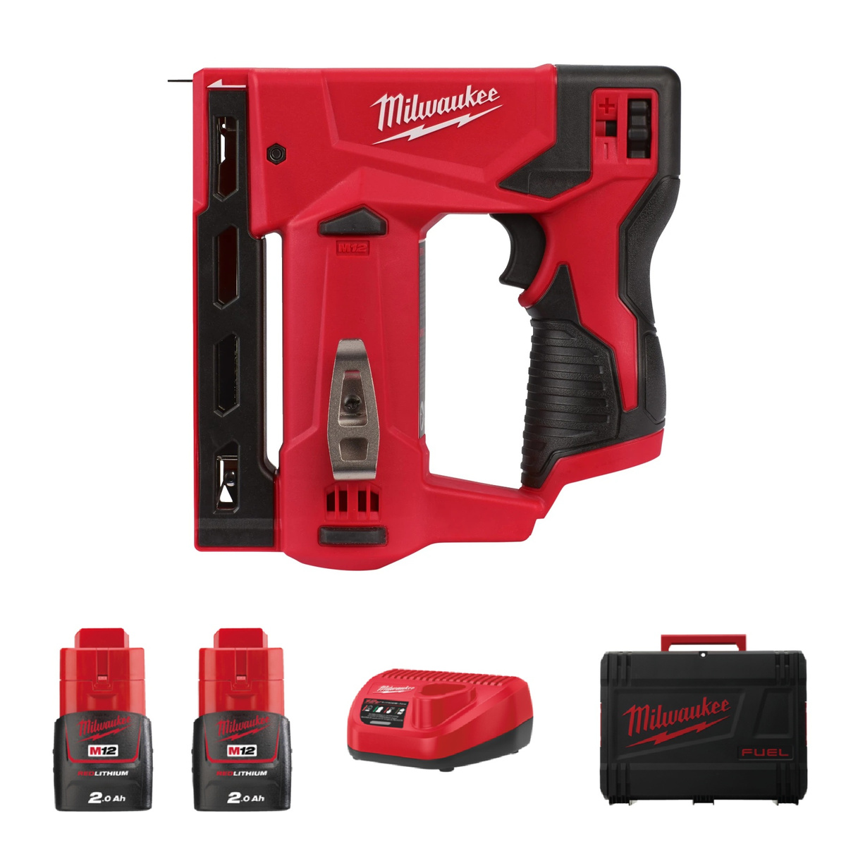 Zszywacz akumulatorowy Milwaukee M12 BST-202X - obrazek 1