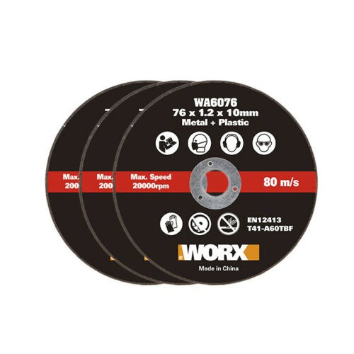 Tarcza do cięcia metalu WORX WA6076.3 3 szt. - obrazek 1