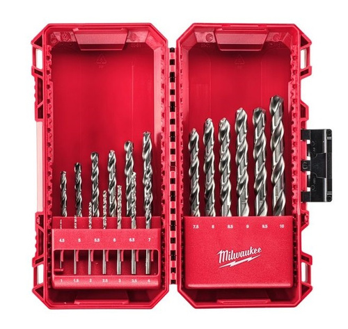 Zestaw 19 szt. wierteł do metalu 1-10mm Milwaukee THUNDERWEB 4932493869 - obrazek 1