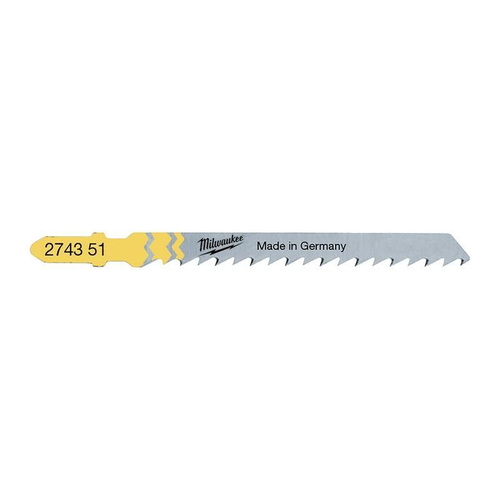 Zestaw 5 szt. brzeszczotów do drewna 75 mm Milwaukee 4932274351 - obrazek 1