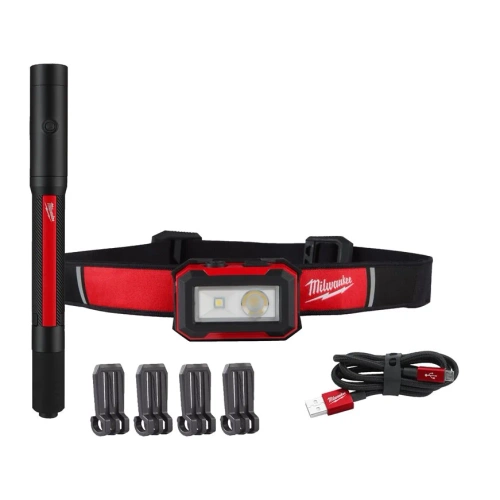 Zestaw latarek Milwaukee IR HL450PL250 - obrazek 1