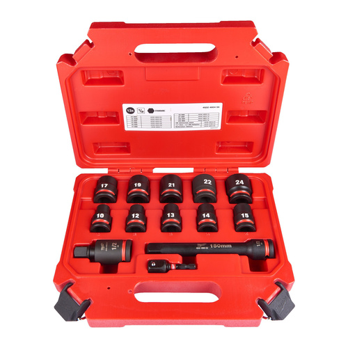 Zestaw nasadek udarowych Milwaukee Shockwave 1/2″ 4932480456