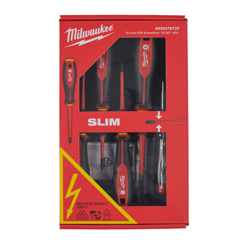 Zestaw wkrętaków izolowanych Milwaukee 4932478737 (5 szt.)