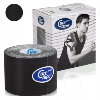 CureTape Taśma Kinesiotapingowa 5 cm x 5 m - 1 sztuka - obrazek 1