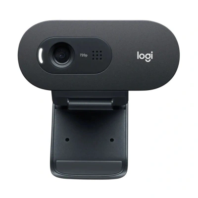 Logitech C505 Hd Webcam Kamera Internetowa Ze Zwiększonym Zasięgiem, Pc/Mac/Chromebook Szary,960 001364