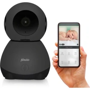 Alecto SMARTBABY10BK, 1920 x 1080 px, Android, iOS, Wi Fi, 2.4 GHz, Aparat fotograficzny, Antracyt, Biay Alecto SMARTBABY10BK, 1920 x 1080 px, Android, iOS, Wi Fi, 2.4 GHz, Aparat fotograficzny, Antracyt, Biay