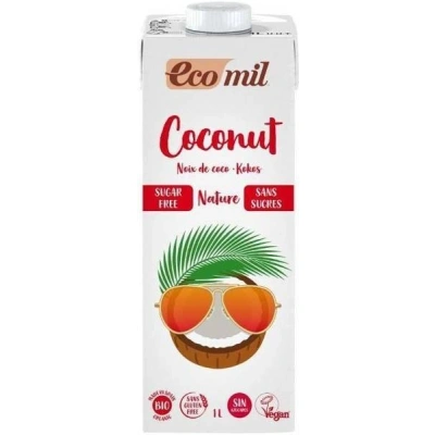 NAPÓJ KOKOSOWY BEZ CUKRU BIO 1L ECOMIL - obrazek 1