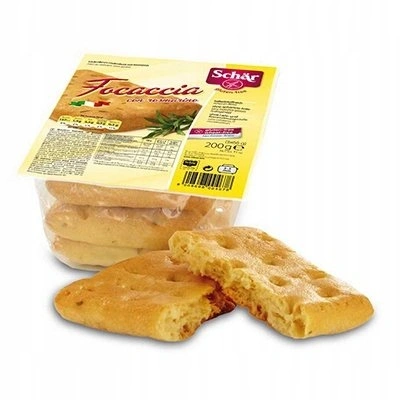SCHAR Focaccia z rozmarynem bezglutenowa (200g) SCHAR Focaccia z rozmarynem bezglutenowa (200g)