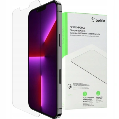 Szkło do etui Belkin SF TemperedGlass AntiMicrobial iPhone 13 Pro Max Szkło do etui Belkin SF TemperedGlass AntiMicrobial iPhone 13 Pro Max