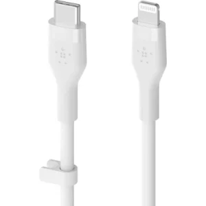 Belkin Flex Lightning/USB C 15W 2m, mfi, 15W, biay CAA009bt2MWH Belkin Flex Lightning/USB C 15W 2m, mfi, 15W, biay CAA009bt2MWH