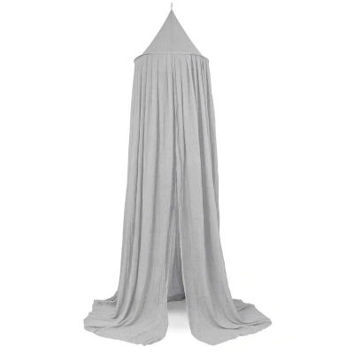 Jollein moskitiera baldachimowa nad łóżeczko niemowlęce 245 cm VINTAGE Soft Grey Jollein moskitiera baldachimowa nad łóżeczko niemowlęce 245 cm VINTAGE Soft Grey