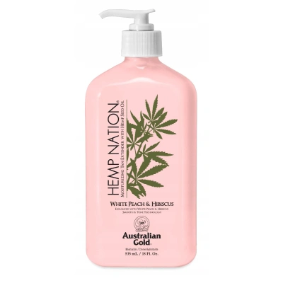 Australian Gold Hemp Nation White Peach Hibiscus Balsam do ciała 535 ml
