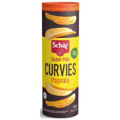 SCHAR Chipsy ziemniaczane o smaku paprykowym bezglutenowe (170g) SCHAR Chipsy ziemniaczane o smaku paprykowym bezglutenowe (170g)
