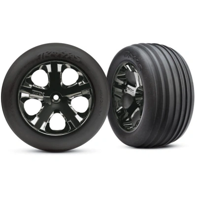 Traxxas 3771 „zamontowane opony i koła” części samochodowe, czarne, 7,1