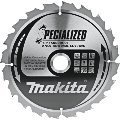 Makita B 09379 specjalistyczne ostrze, wielokolorowe - obrazek 1