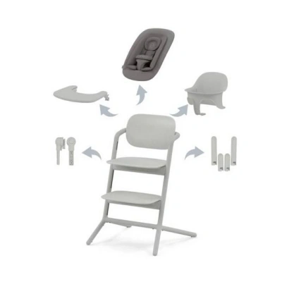 CYBEX Krzesełko LEMO 4 in 1 Set ABTSHE Suede grey mid
