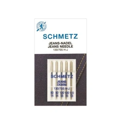 Igły Schmetz do jeansu (denimu), 5 szt. 2×90, 2×100, 1×110