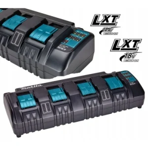 Makita DC18SF – 14,4 V – Litowo-jonowa – LXT – 4-Portowa Ładowarka Makita DC18SF – 14,4 V – Litowo-jonowa – LXT – 4-Portowa Ładowarka