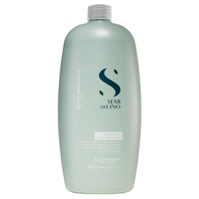 AlfaParf Milano Semi Di Lino Scalp Rebalance Balancing Low Shampoo, 1000 ml - obrazek 1