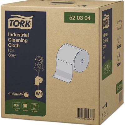 Tork Chusteczki czyszczące białe W1/2/3, wielokrotnego użytku, 1 x 400 chusteczek, 510137 - obrazek 1