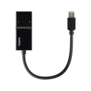 Adapter Belkin Usb 3.0 Gigabit Ethernet, Przewodowy, Usb, Czarny, B2B048